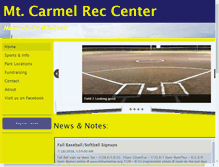 Tablet Screenshot of mtcarmelrec.org